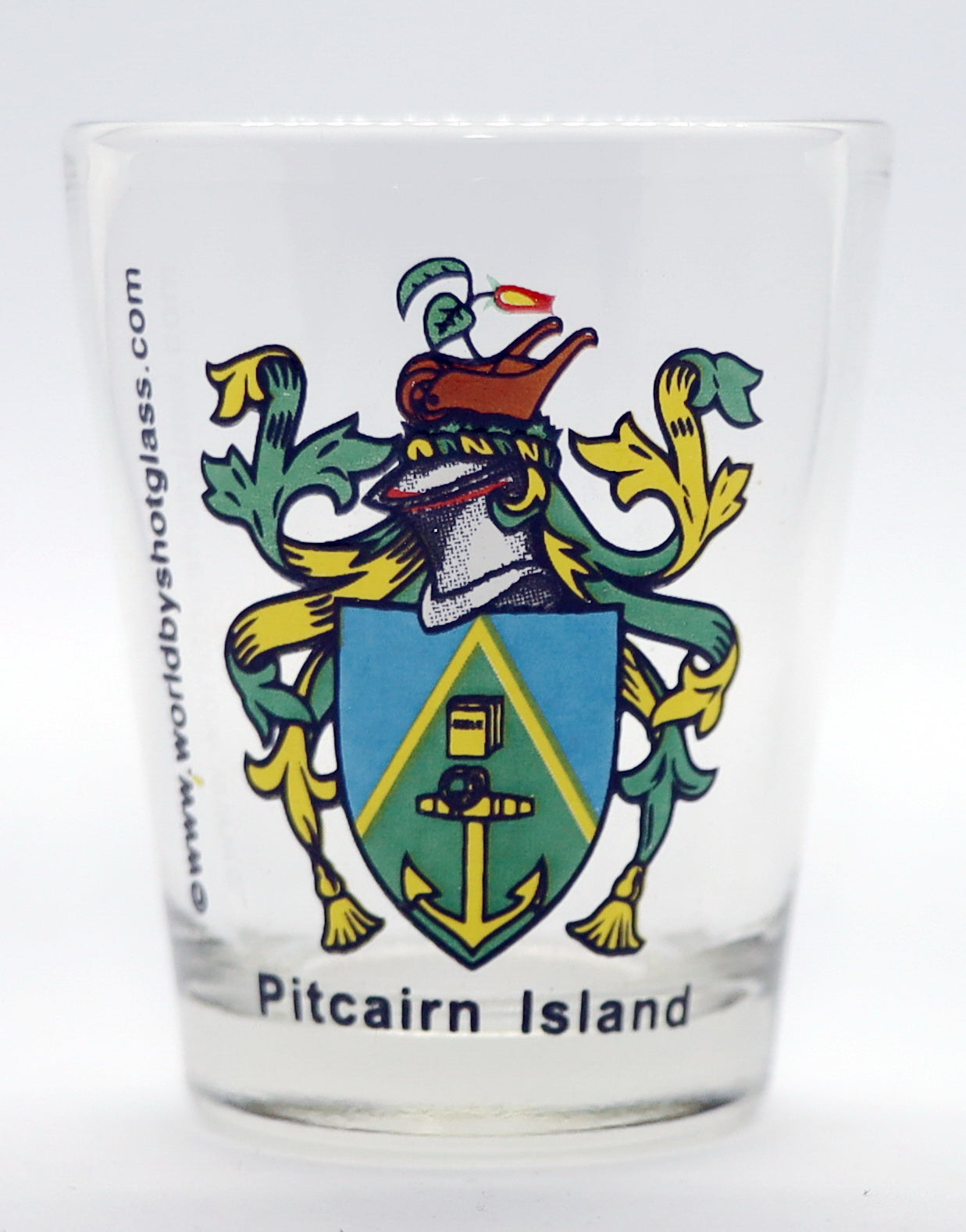 Pitcairn Coat of Arms Shot Glass