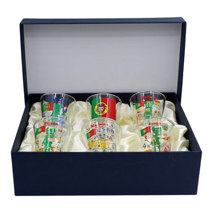 Portugal Souvenir Boxed Shot Glass Set (Set of 6)