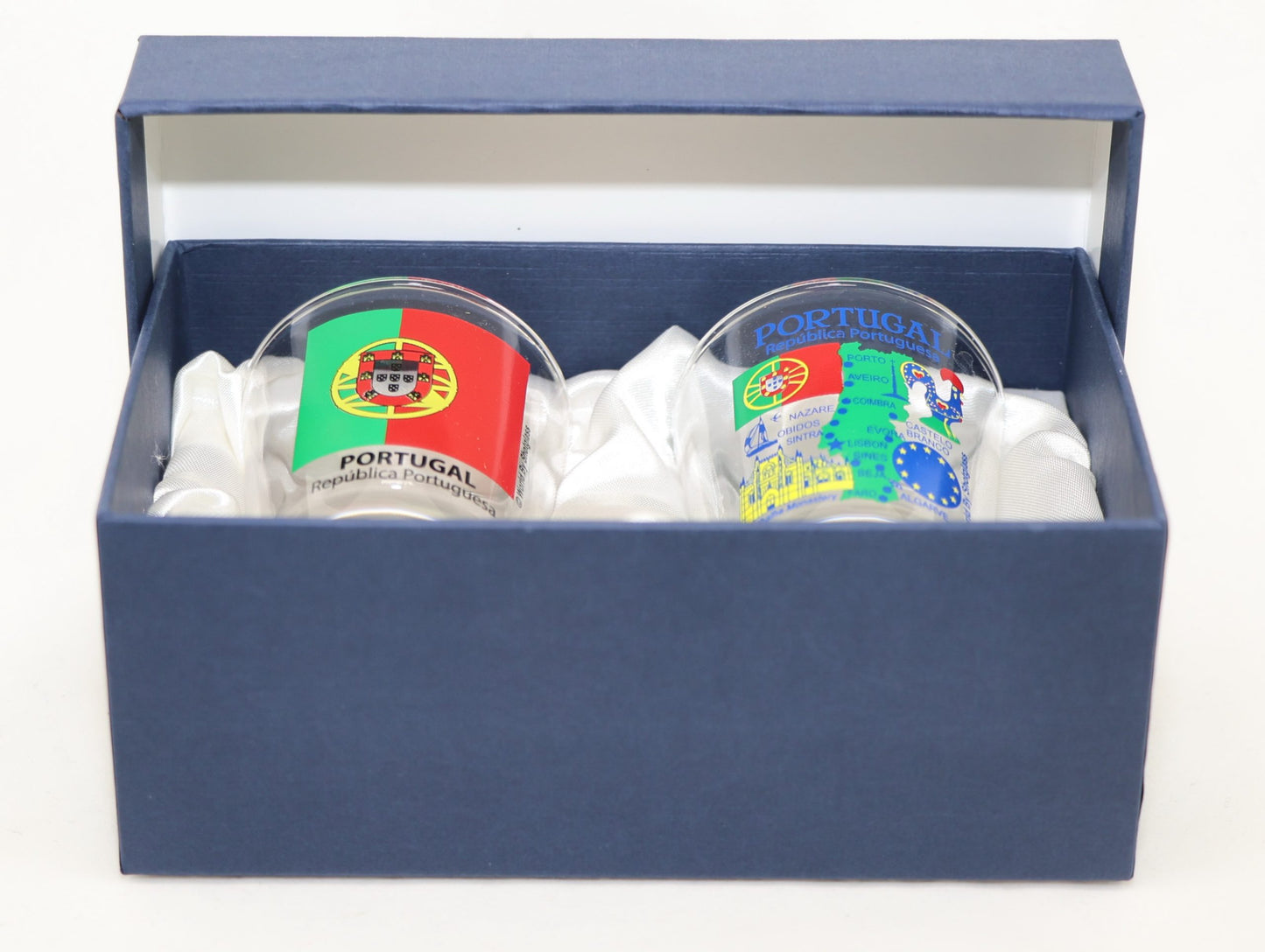 Portugal Souvenir Boxed Shot Glass Set (Set of 2)