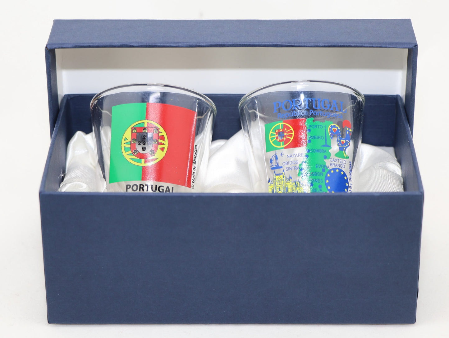 Portugal Souvenir Boxed Shot Glass Set (Set of 2)