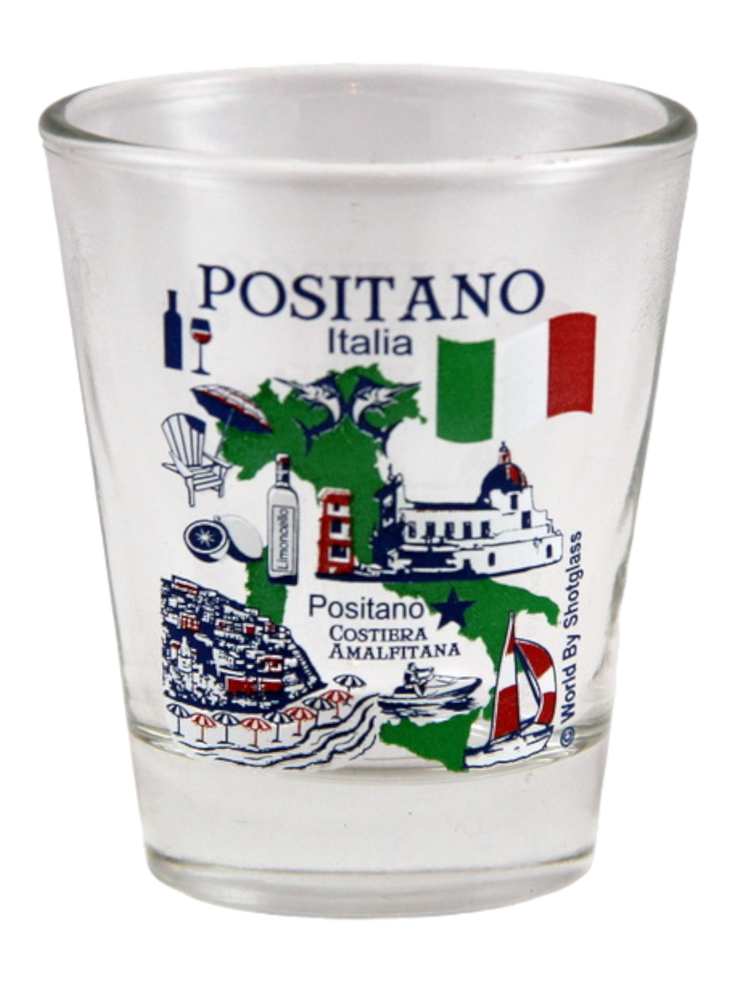 Positano Italy Amalfi Coast Great Italian Cities Collection Shot Glass