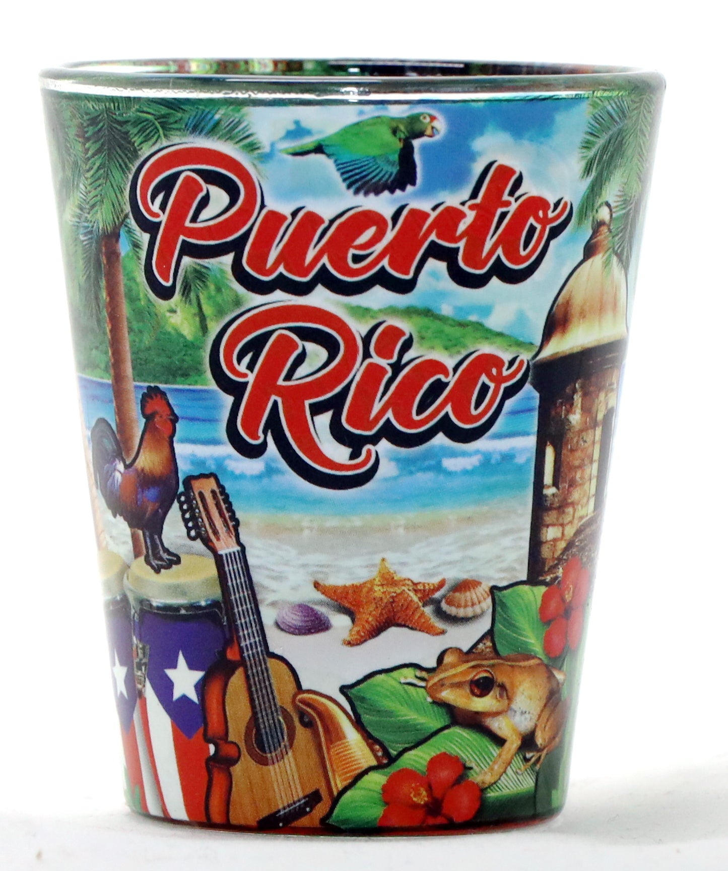 Puerto Rico Souvenir Boxed Shot Glass Set (Set of 6)