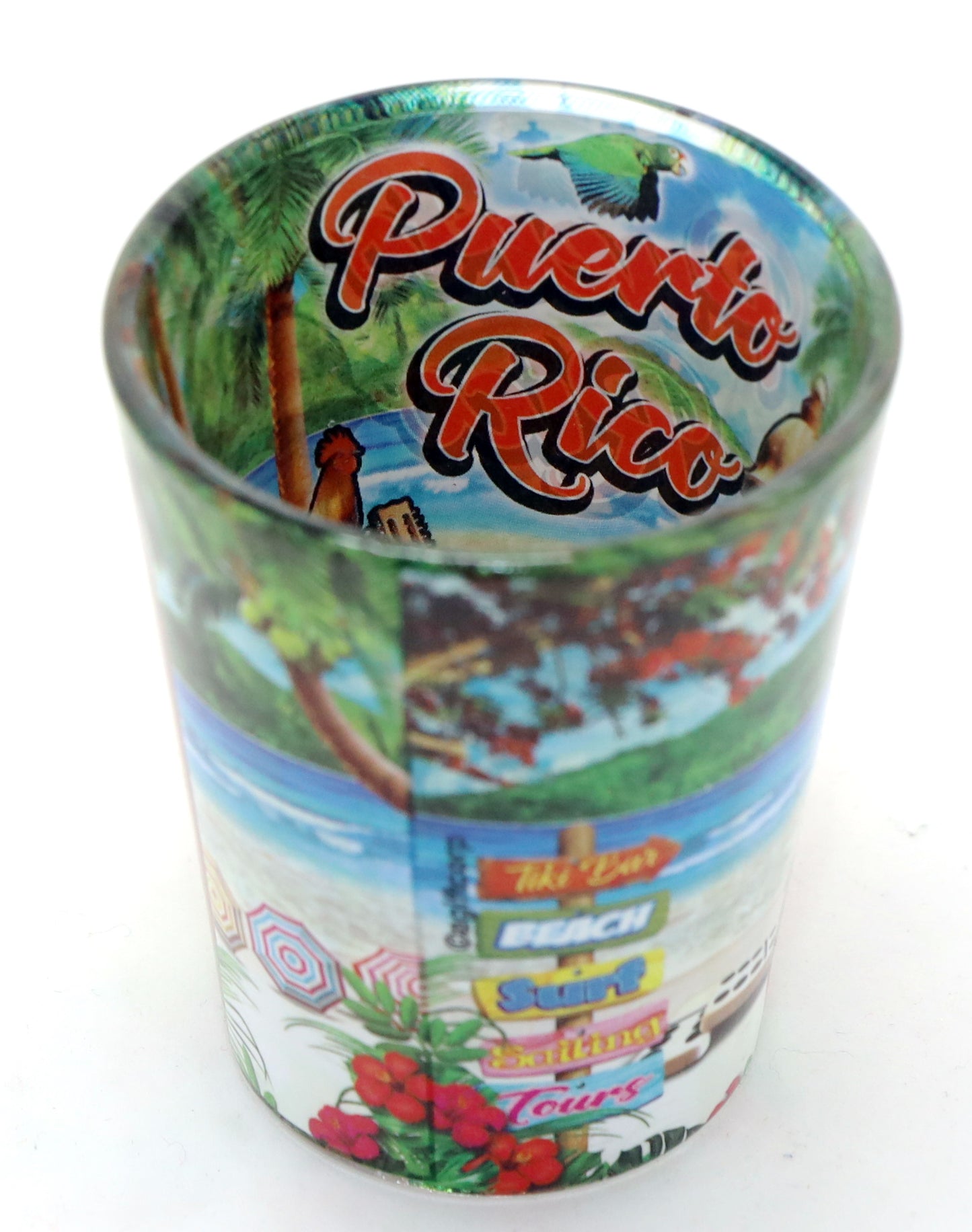 Puerto Rico Scene In and Out Shot Glass