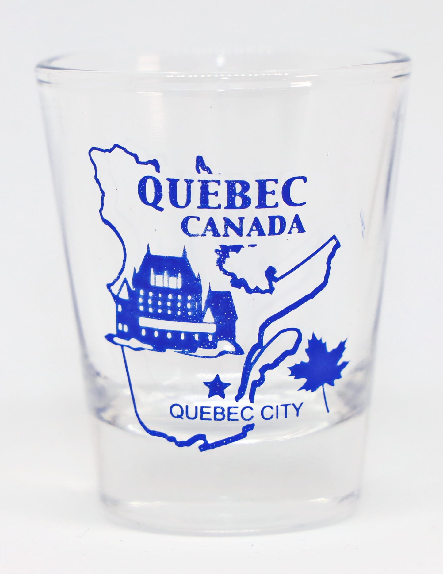 Quebec Canada (11 in Series of 13) Shot Glass. Collect All!