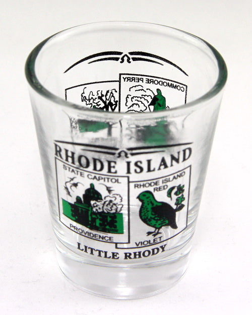 Rhode Island State Scenery Green New Shot Glass