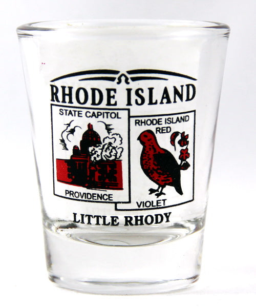 Rhode Island State Scenery Red New Shot Glass
