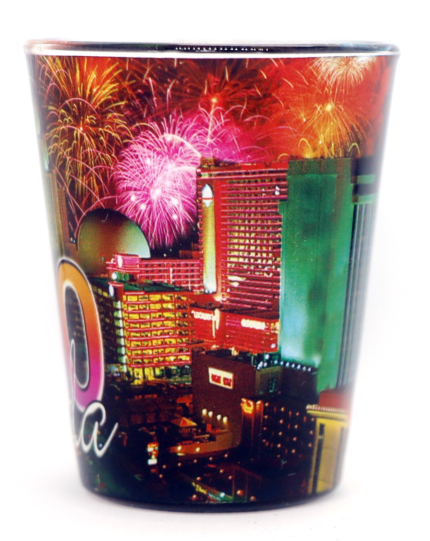 Reno Nevada Fireworks In-and-Out Shot Glass