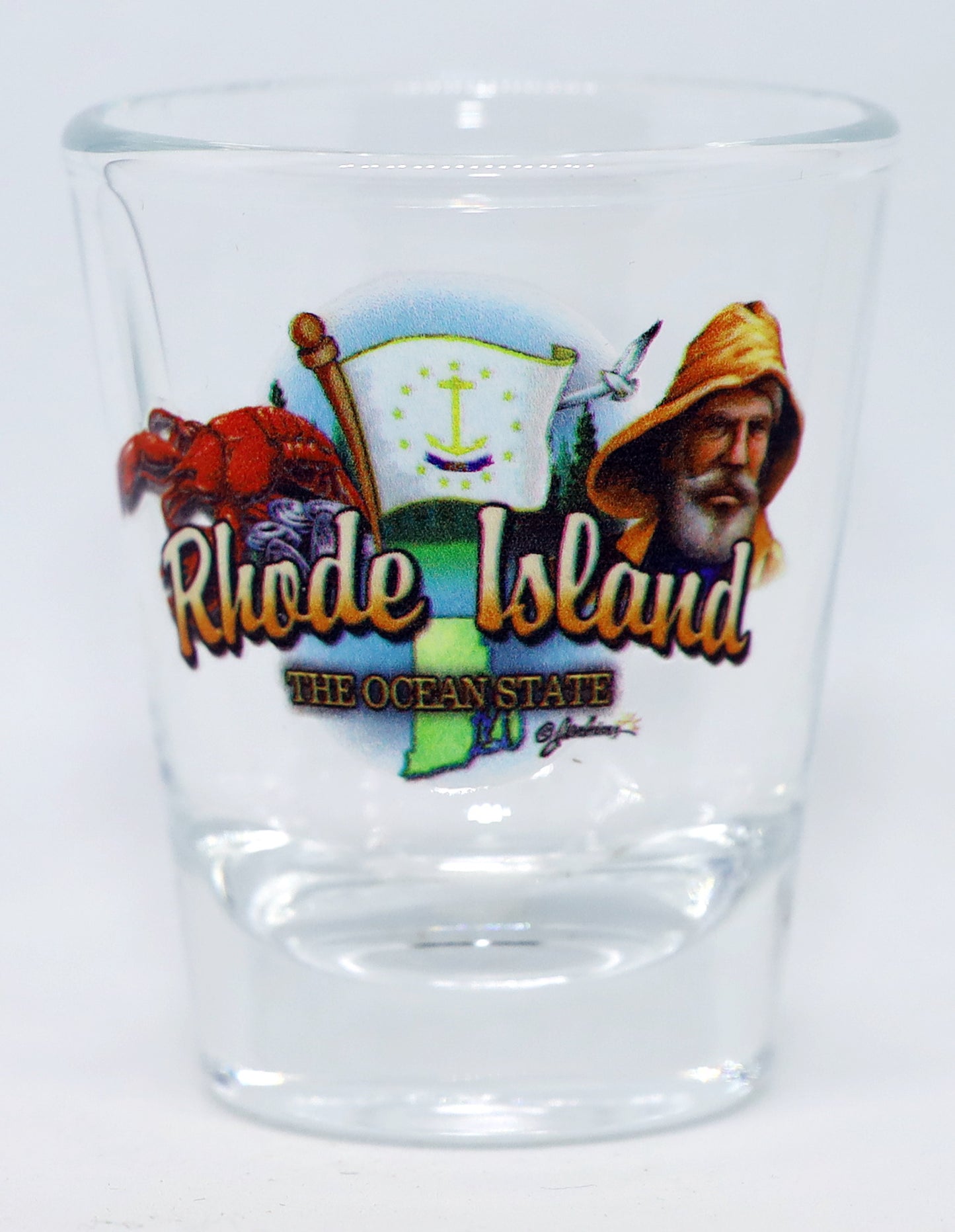 Rhode Island United States USA Souvenir Boxed Shot Glass Set (Set of 6)