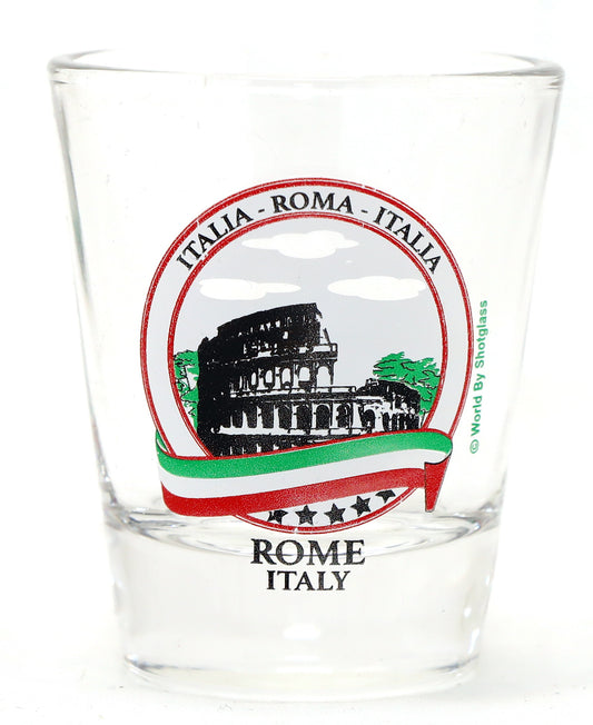 Rome Italy Colosseum Shot Glass