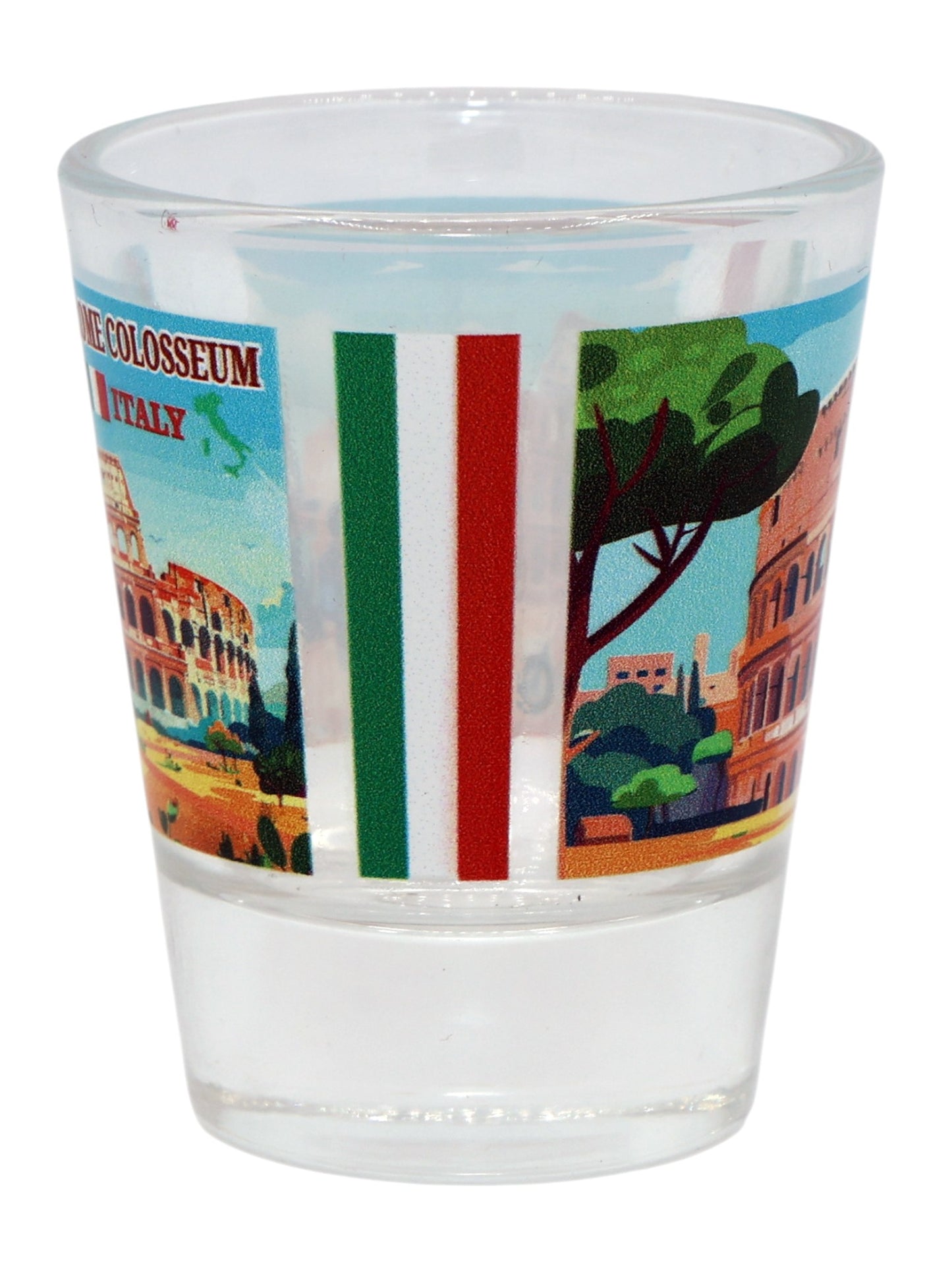 Colosseum Rome Italy Wonders of the World Collection Shot Glass