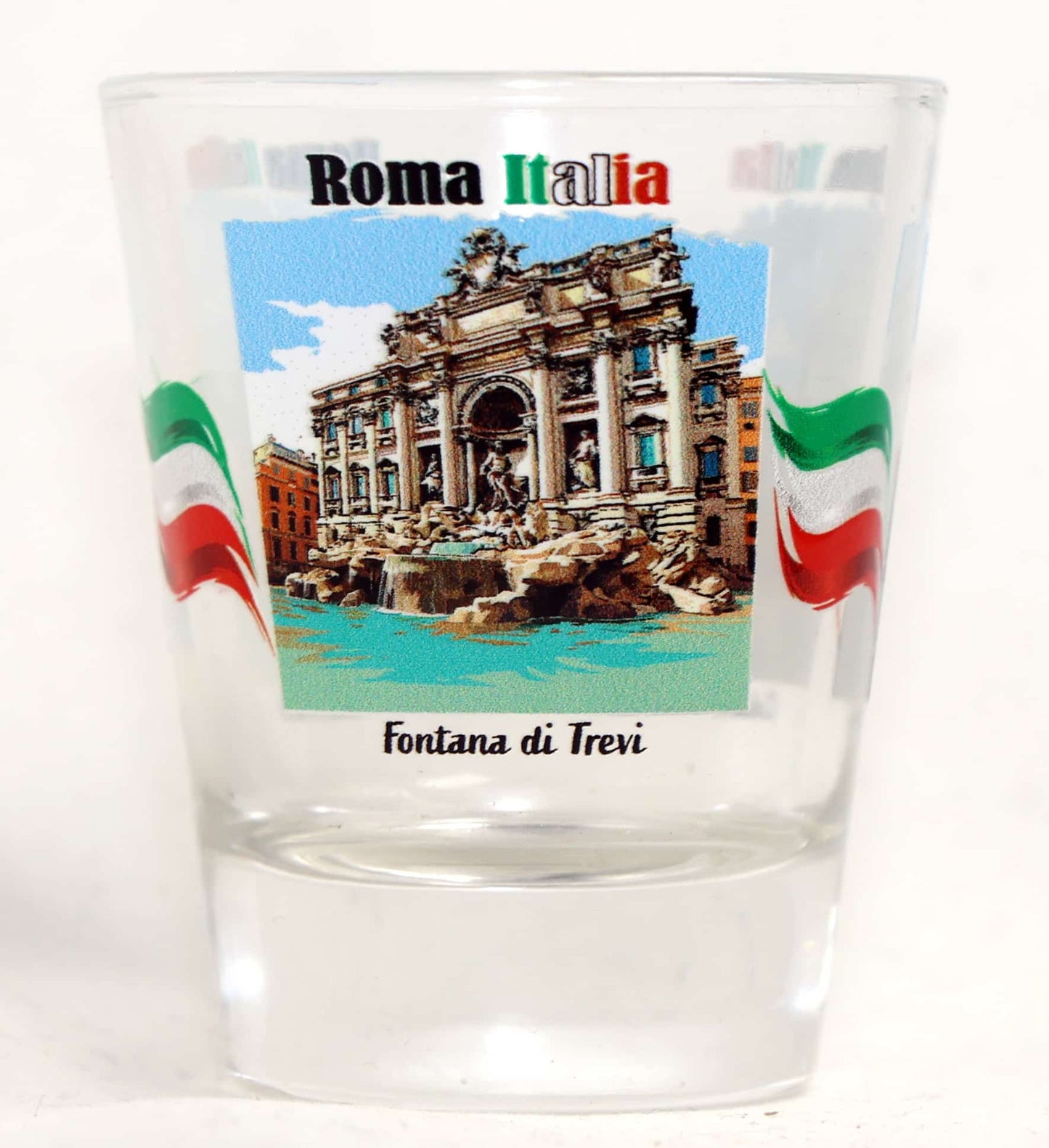 Rome Italy Landmarks and Icons Collage Shot Glass