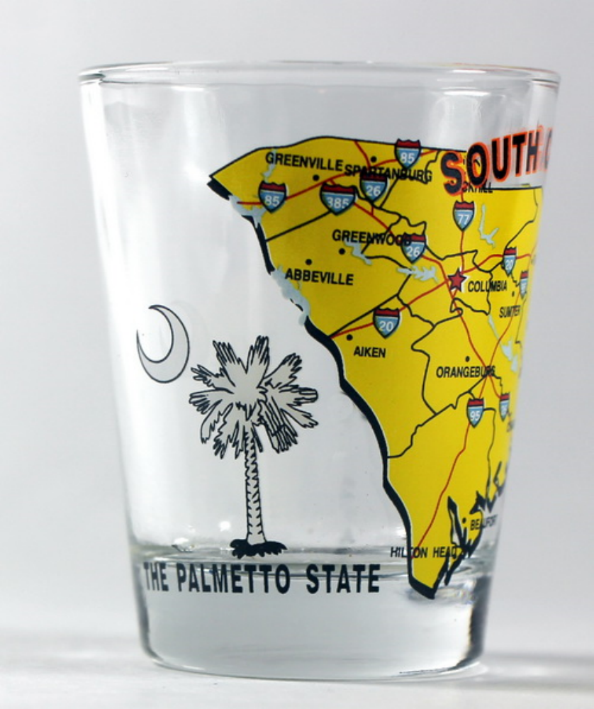 South Carolina The Palmetto State All-American Collection Shot Glass