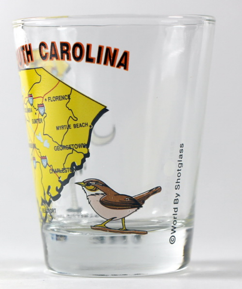 South Carolina The Palmetto State All-American Collection Shot Glass