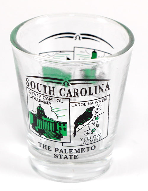South Carolina State Scenery Green New Shot Glass