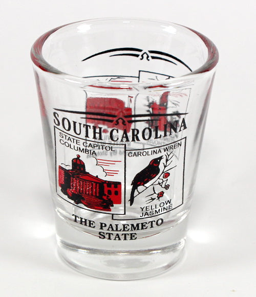 South Carolina State Scenery Red New Shot Glass