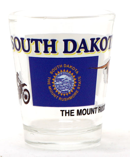 South Dakota United States USA Souvenir Boxed Shot Glass Set (Set of 6)