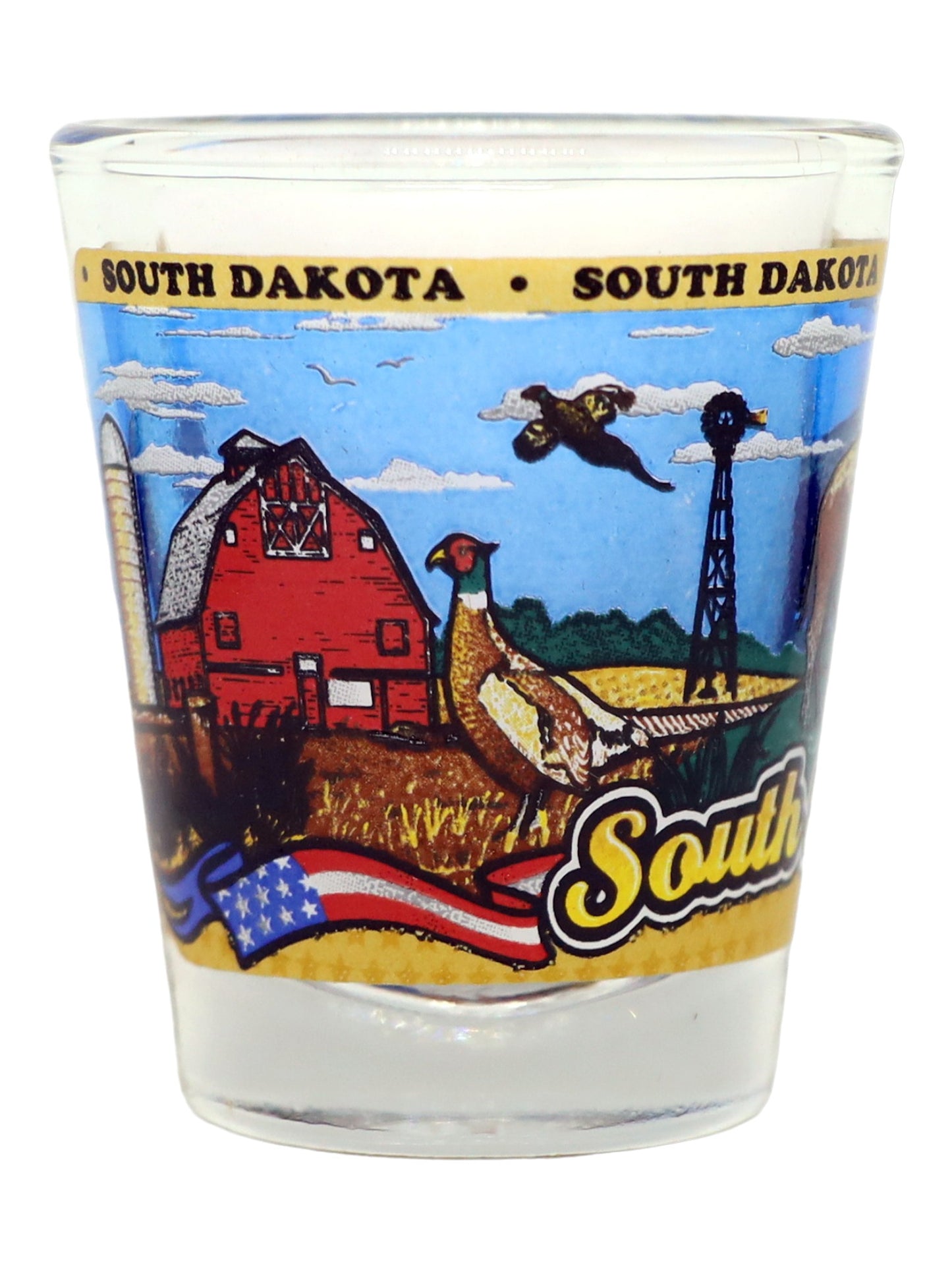 South Dakota State Wraparound Shot Glass