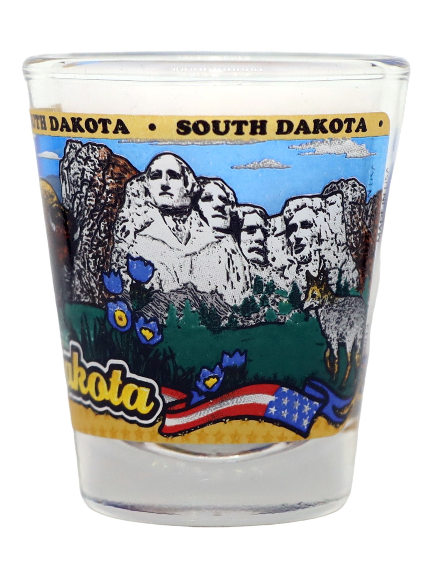 South Dakota State Wraparound Shot Glass