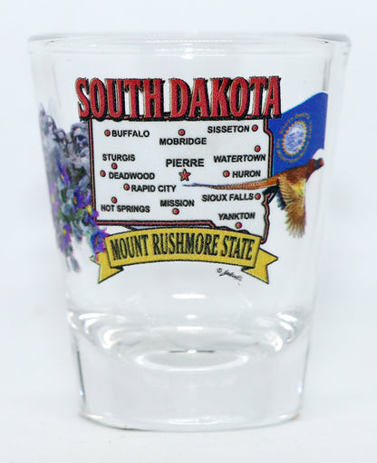 South Dakota United States USA Souvenir Boxed Shot Glass Set (Set of 6)