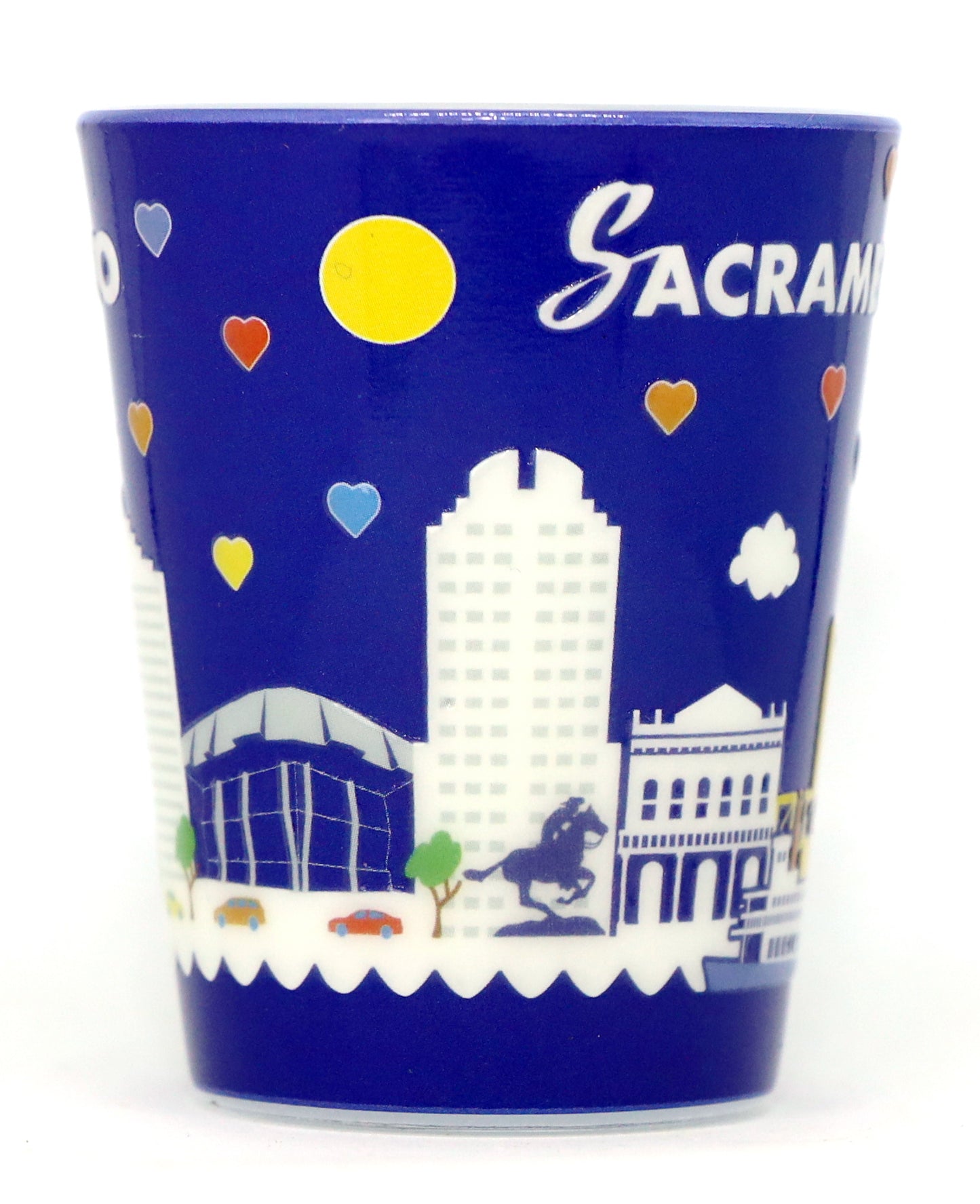 Sacramento California Midnight Scene Shot Glass