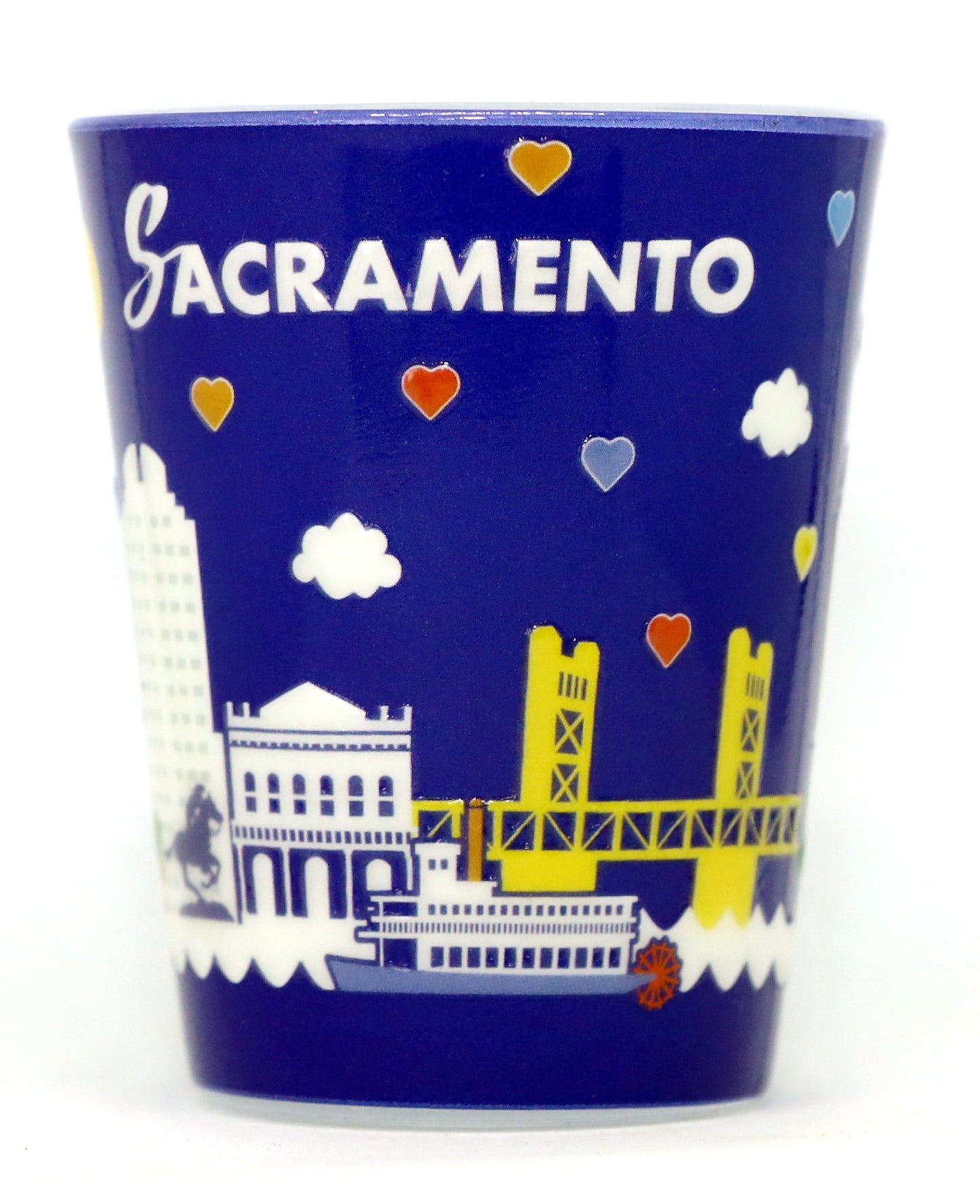 Sacramento California Midnight Scene Shot Glass