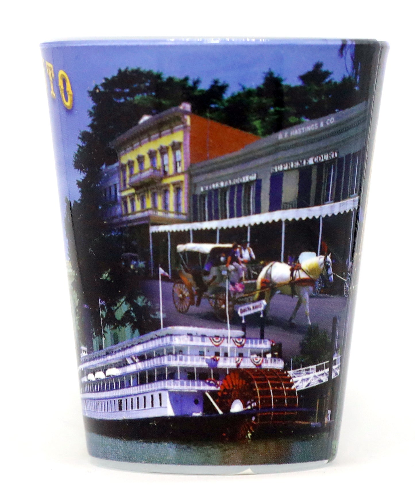 Sacramento California Photo Collage Shot Glass