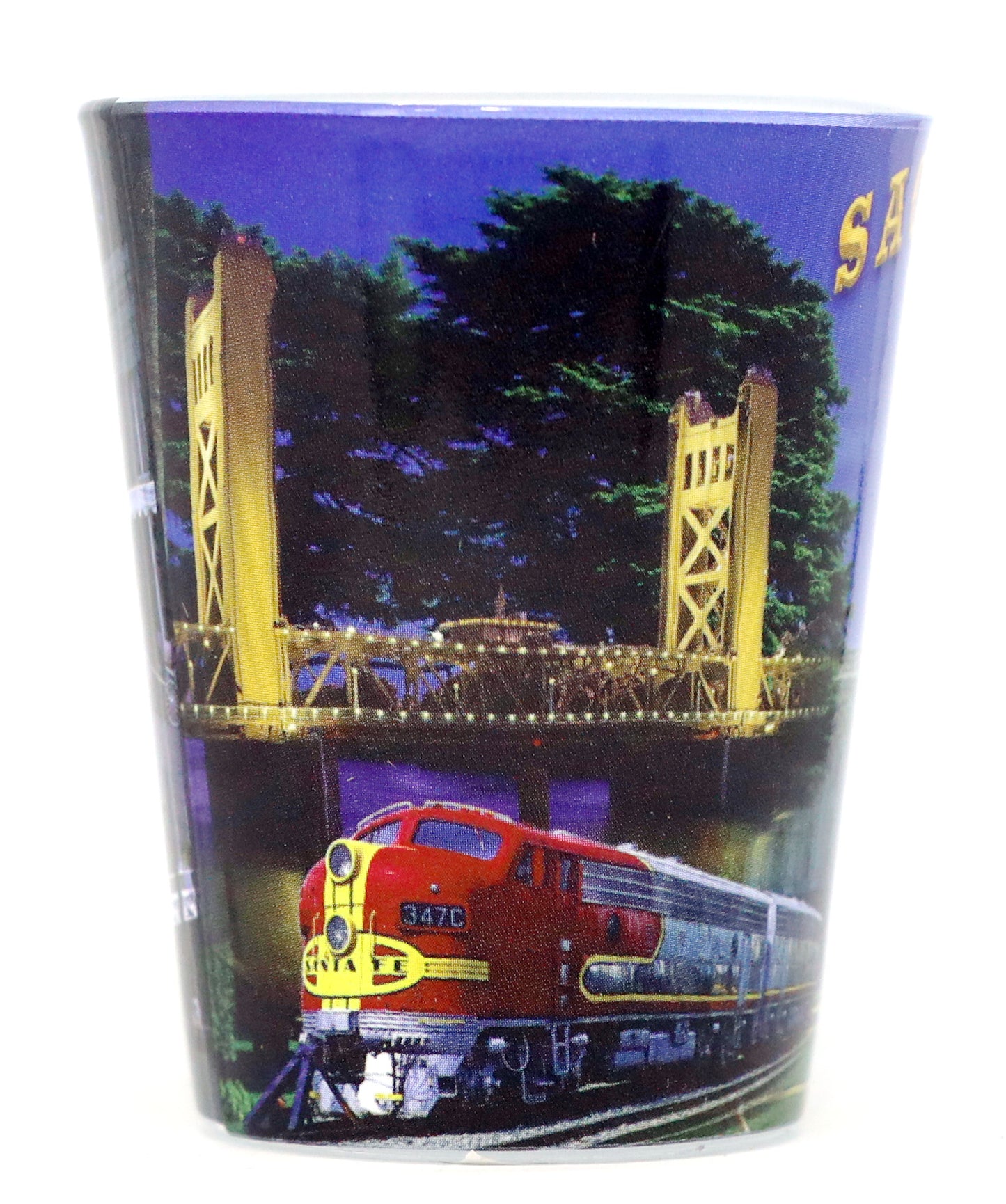 Sacramento California Photo Collage Shot Glass