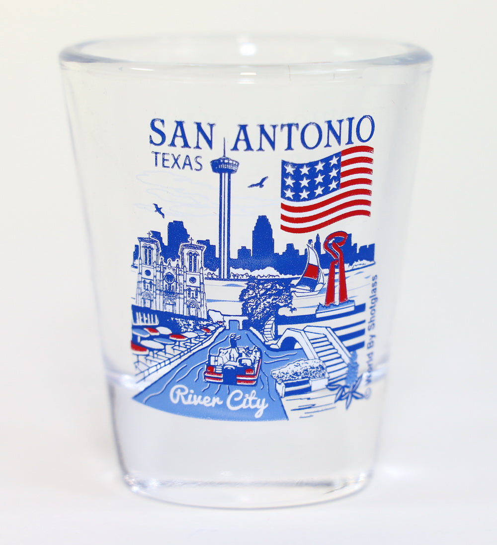 San Antonio Texas Great American Cities Collection Shot Glass