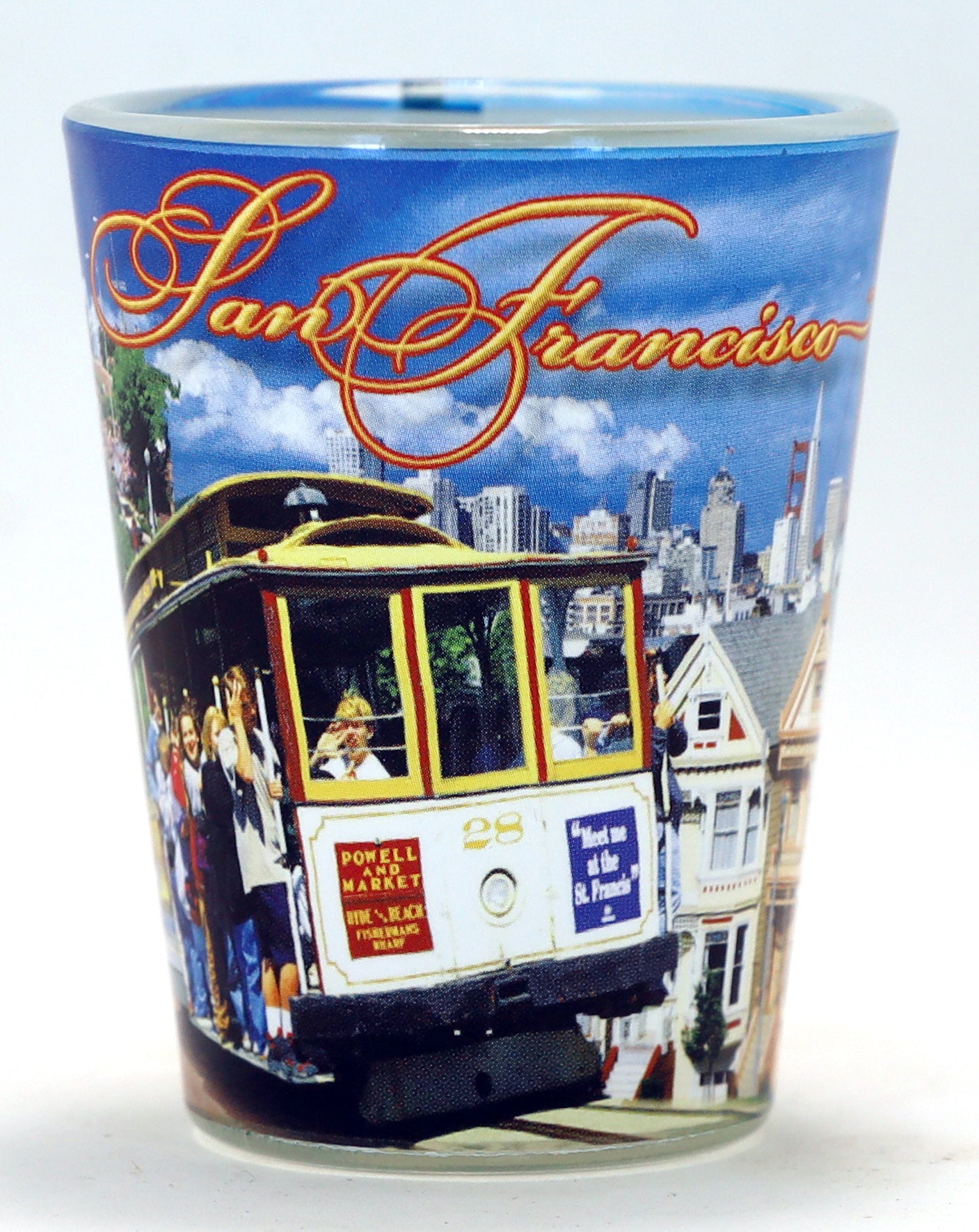 San Francisco California Photo Collage Shot Glass