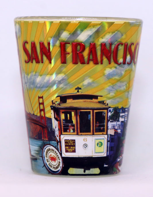 San Francisco California Golden Shot Glass