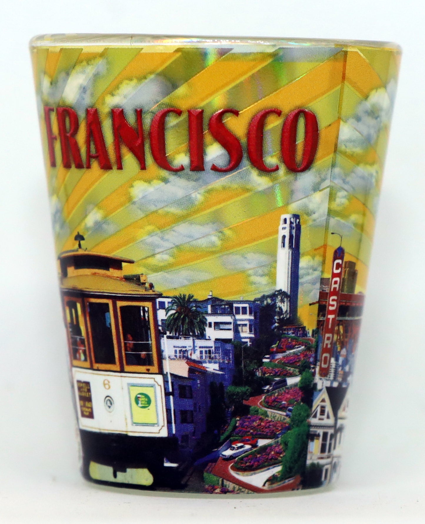 San Francisco California Golden Shot Glass