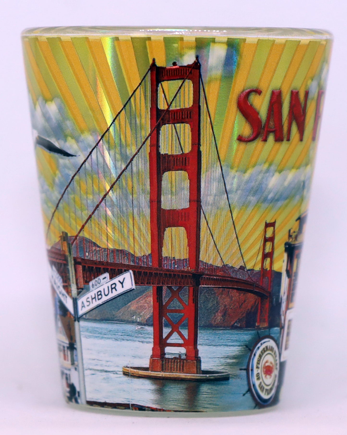 San Francisco California Golden Shot Glass