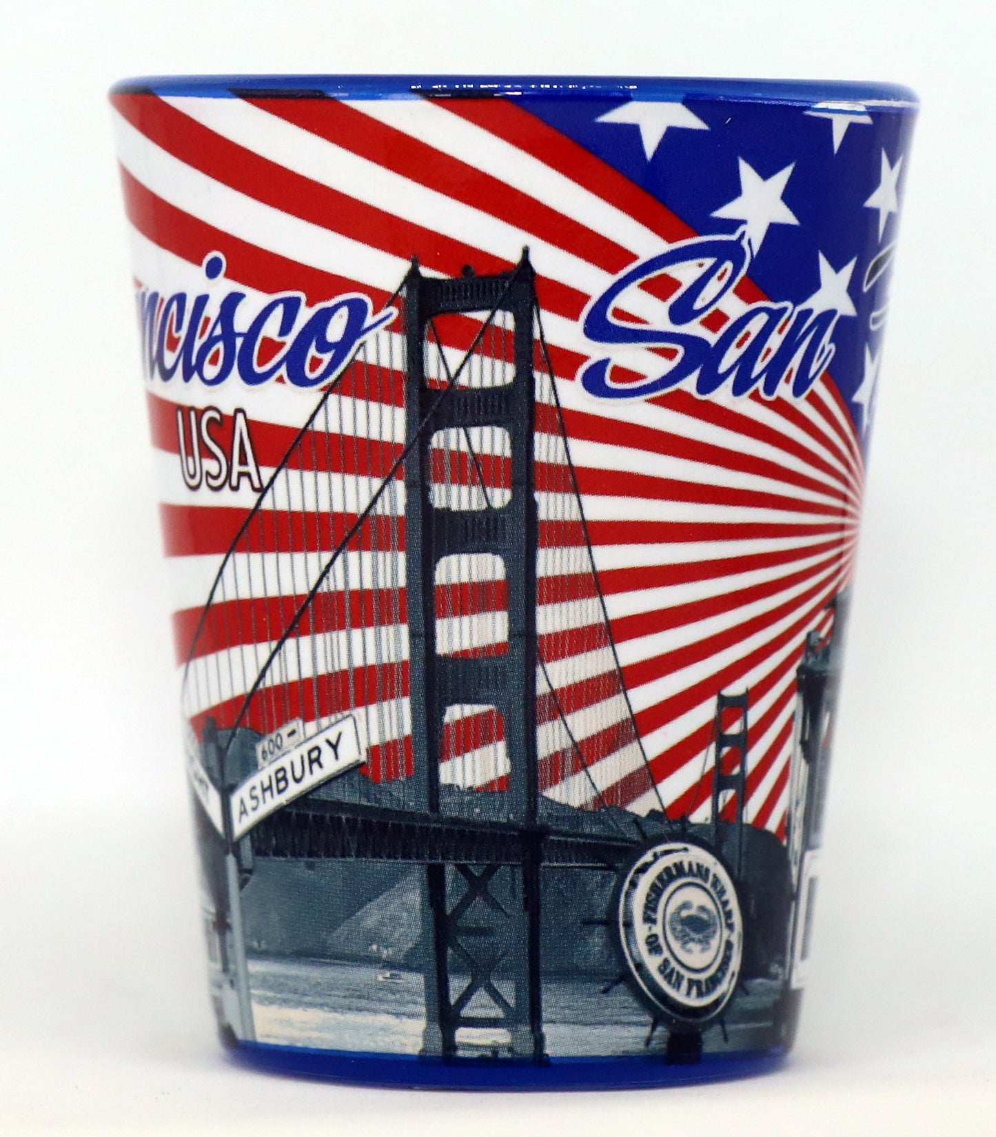 San Francisco California USA Flag Shot Glass