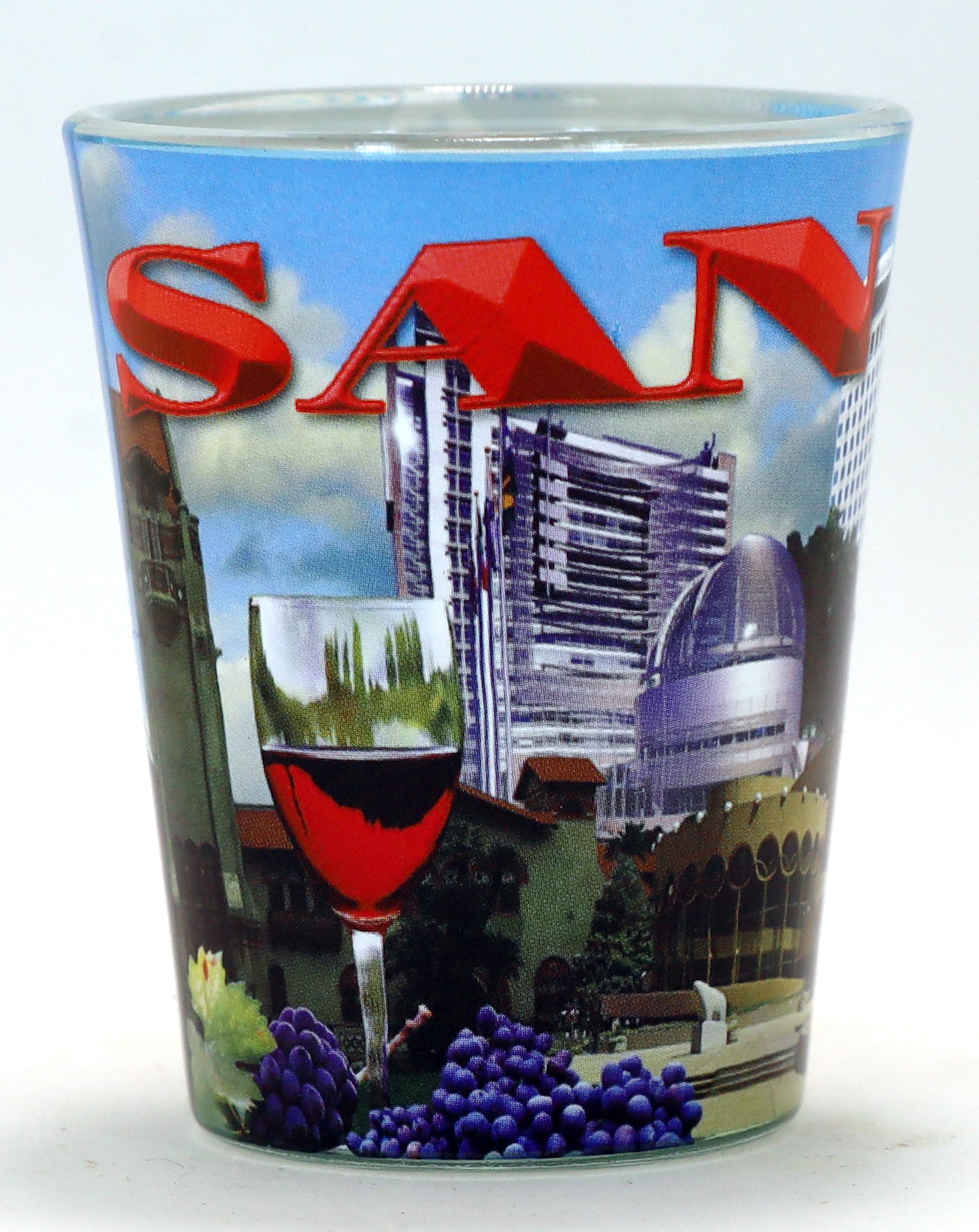 San Jose California Photo Collage Shot Glass