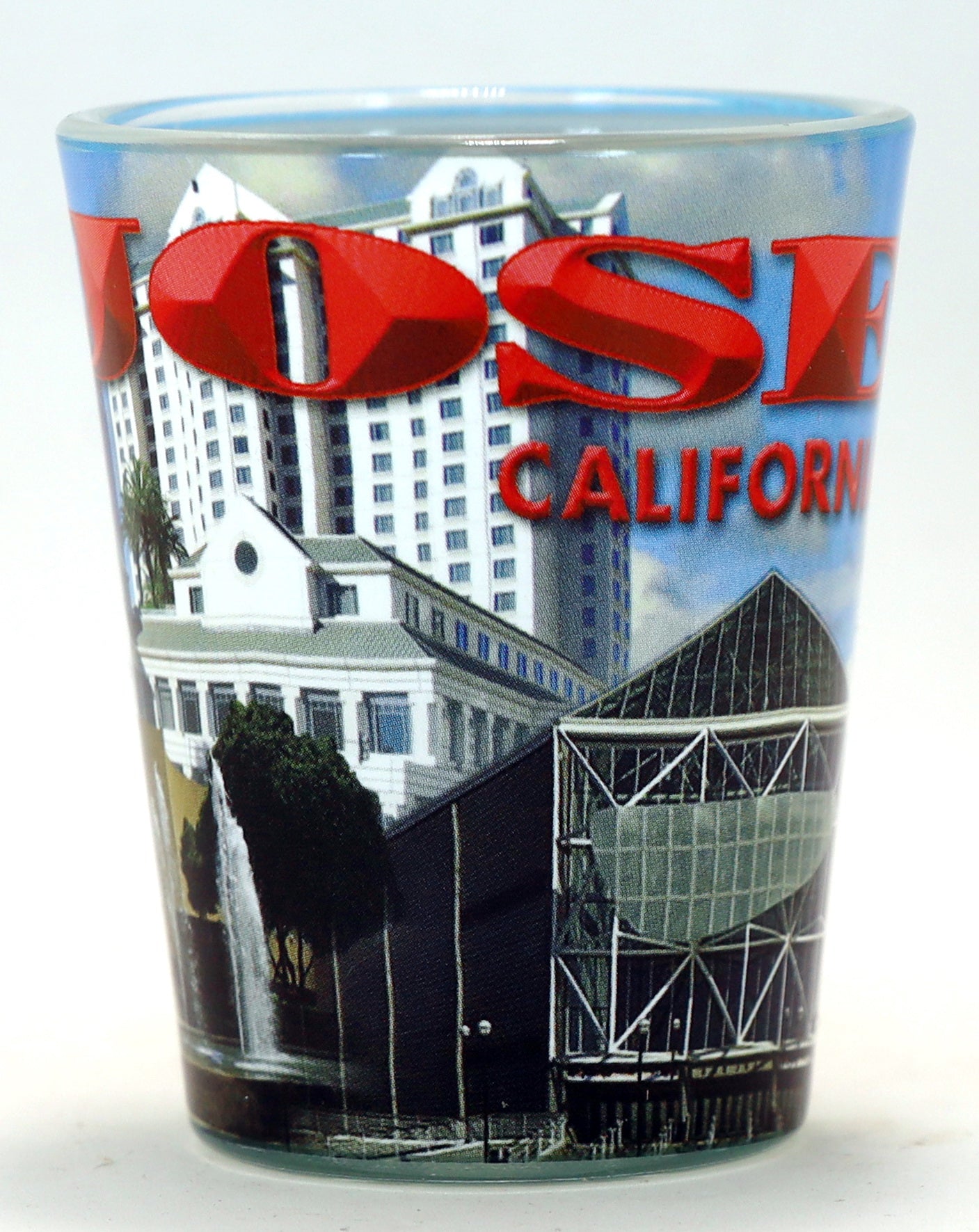 San Jose California Photo Collage Shot Glass