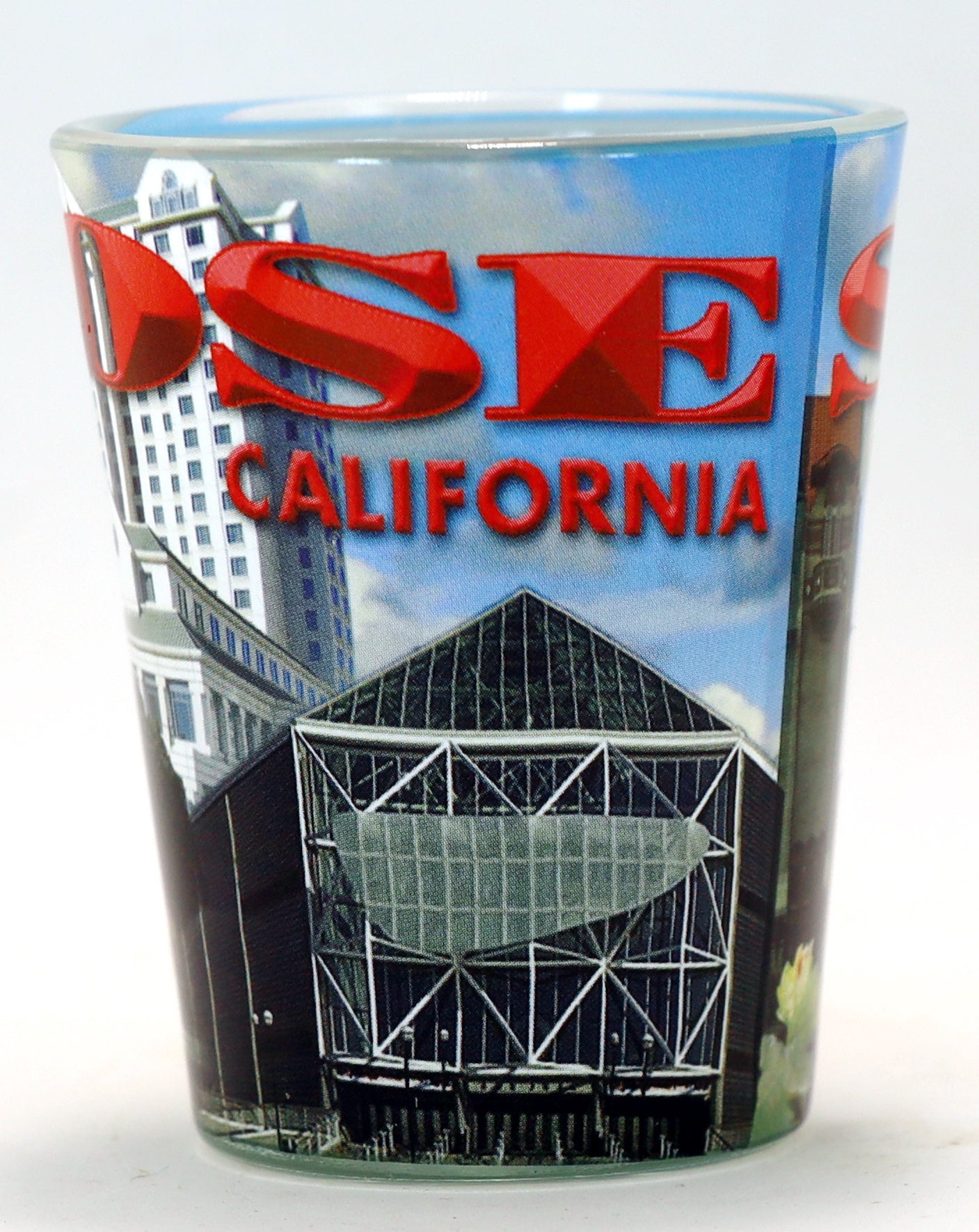 San Jose California Photo Collage Shot Glass