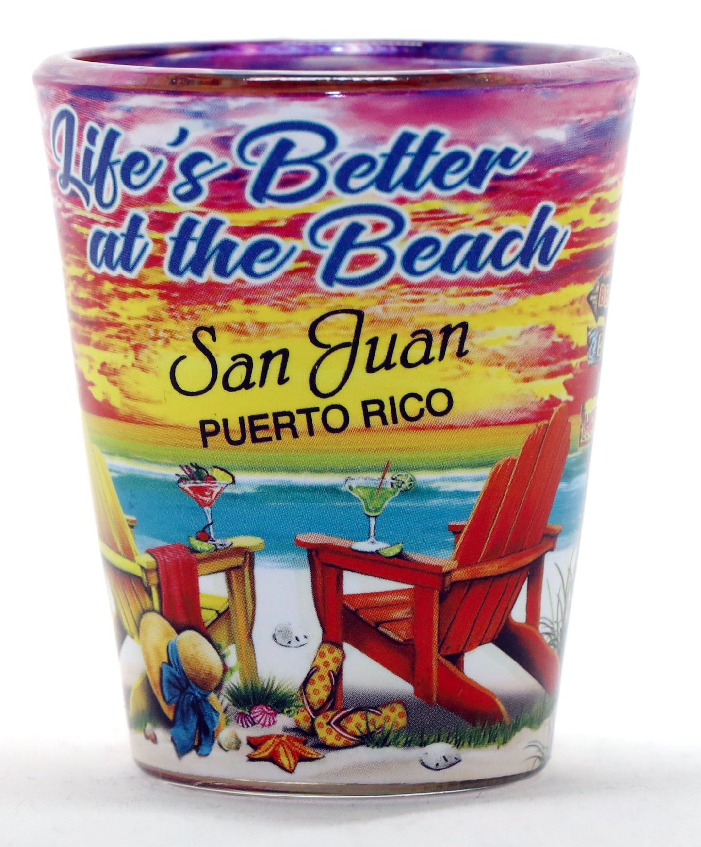 Puerto Rico Souvenir Boxed Shot Glass Set (Set of 6)