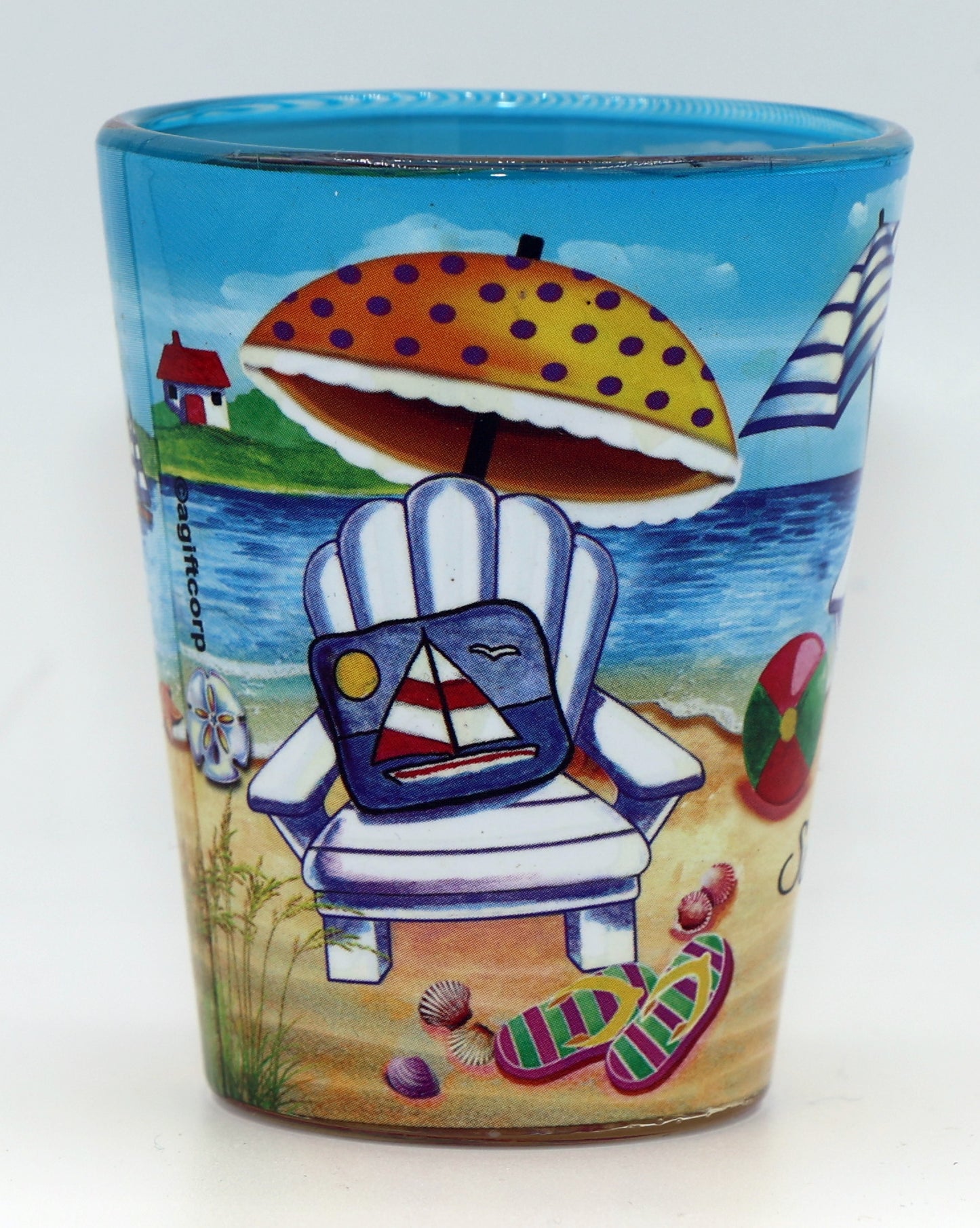 Santa Cruz de Tenerife Canary Islands Spain Beach Chair Shot Glass
