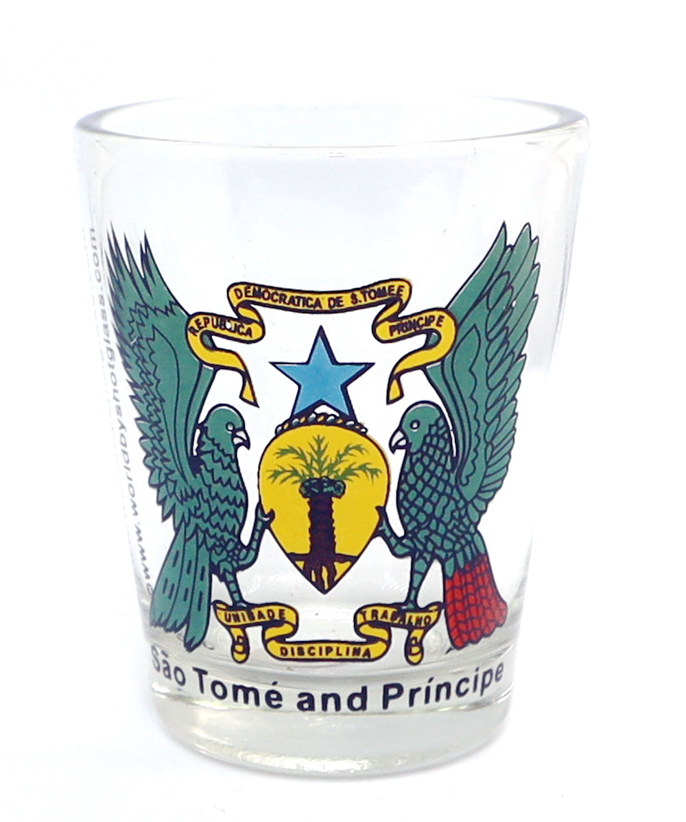 Sao Tome and Principe Coat Of Arms Shot Glass