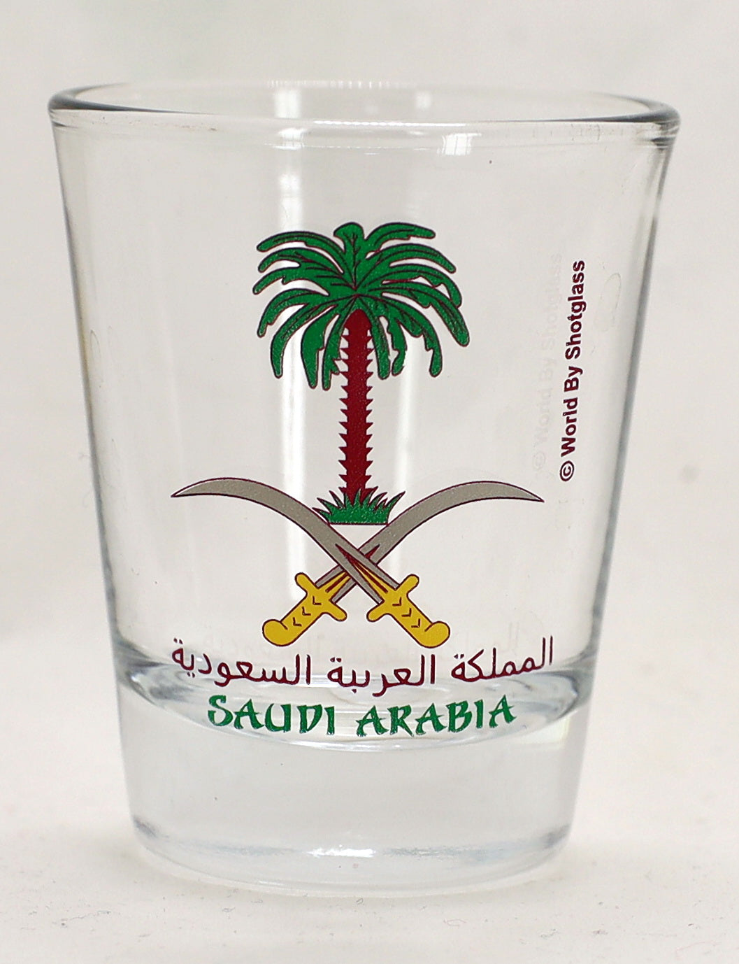 Saudi Arabia Coat Of Arms Shot Glass