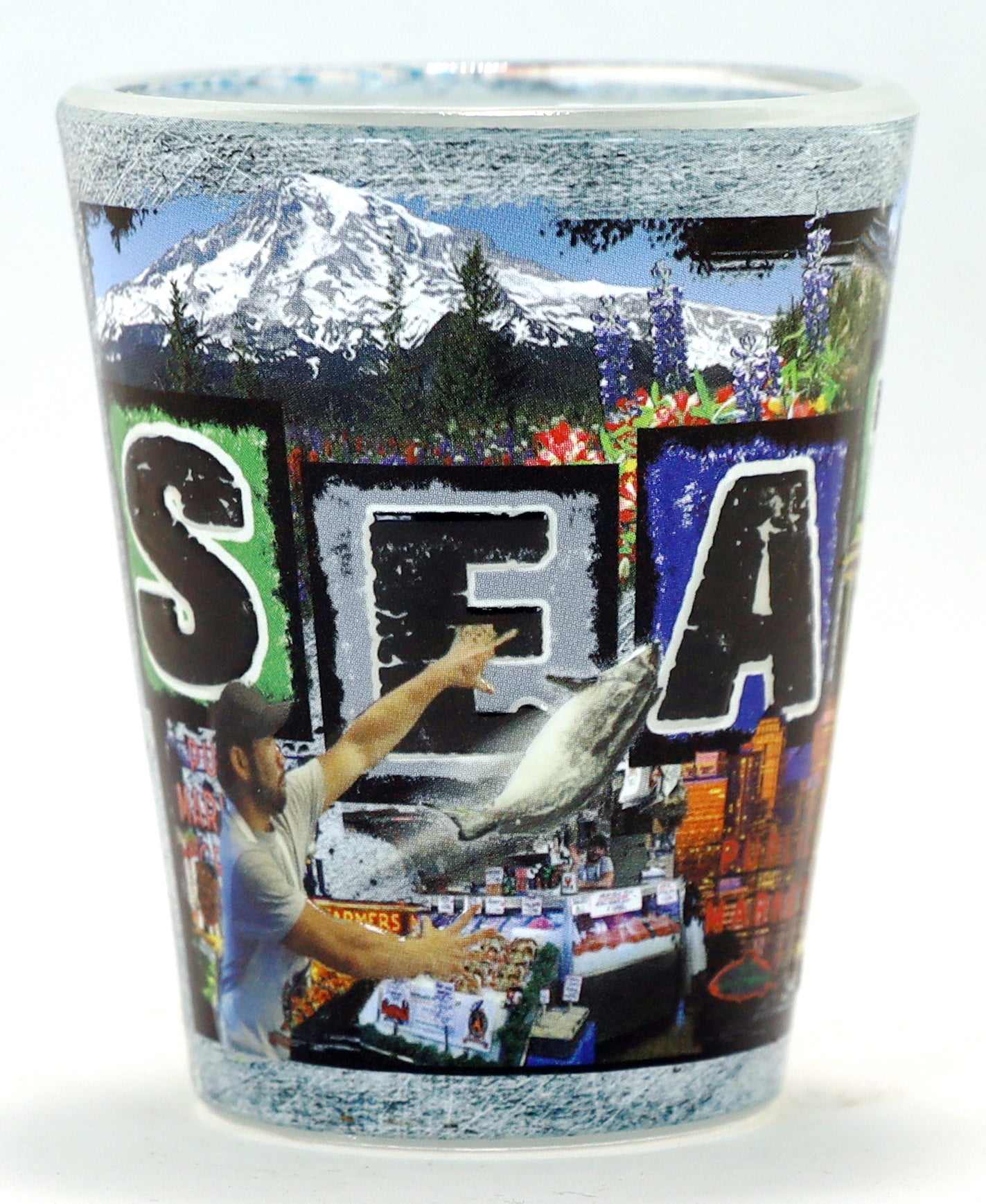 Seattle Washington Grunge Shot Glass