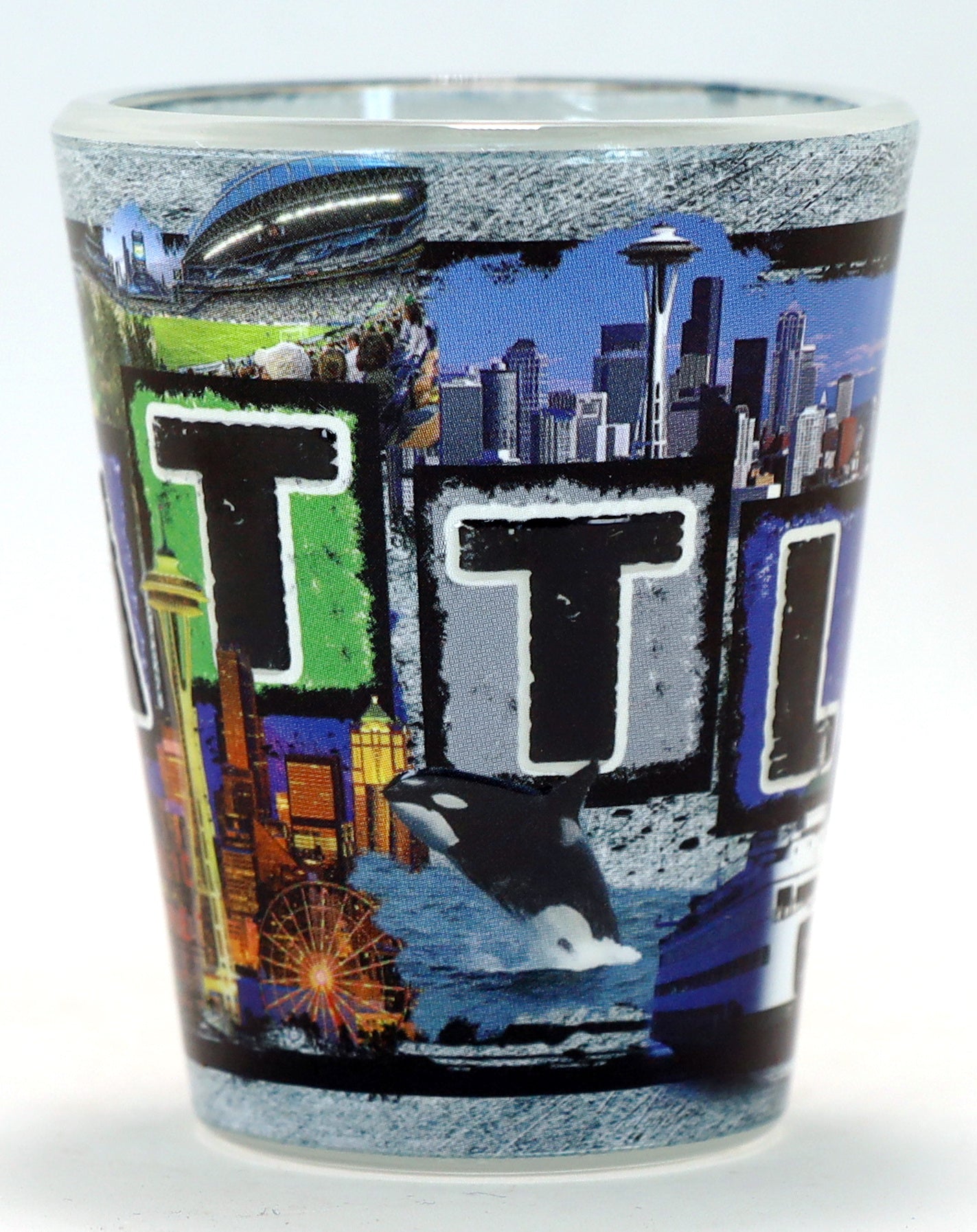 Seattle Washington Grunge Shot Glass