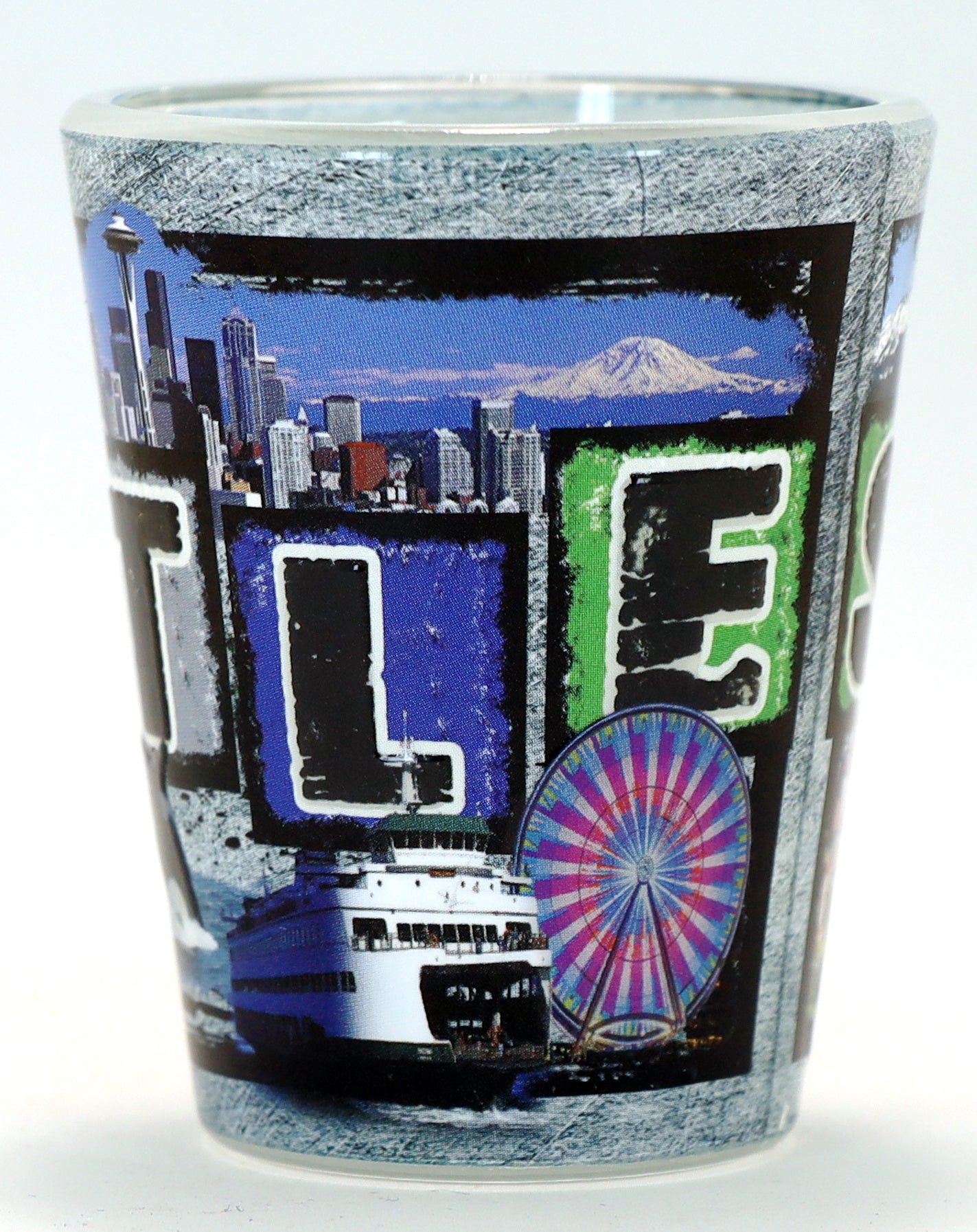 Seattle Washington Grunge Shot Glass