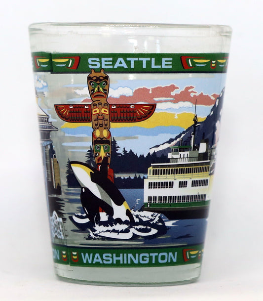 Seattle Washington Native Shot Glass