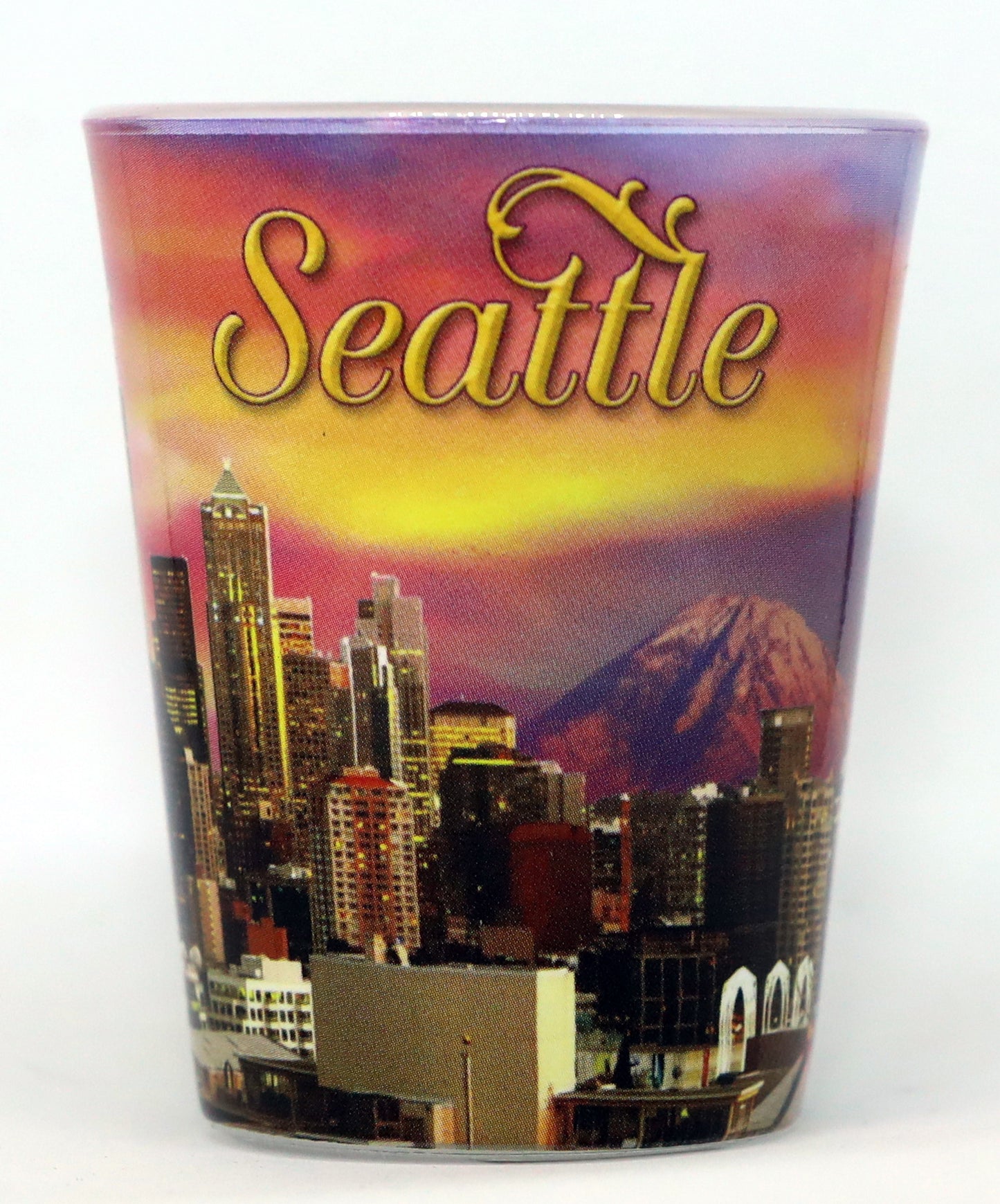 Seattle Washington Photo Sunset Shot Glass