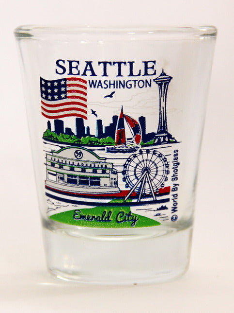 Seattle Washington Great American Cities Collection Shot Glass