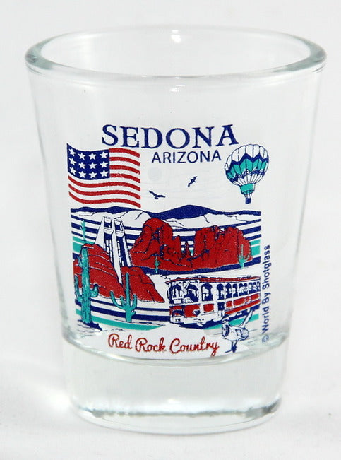 Sedona Arizona Great American Cities Collection Shot Glass