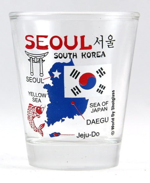 Seoul South Korea Shot Glass