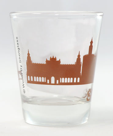 Seville (Sevilla) Spain Sunset Skyline Shot Glass