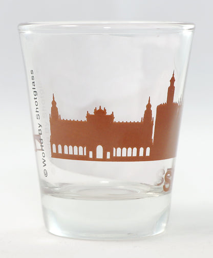 Seville (Sevilla) Spain Sunset Skyline Shot Glass
